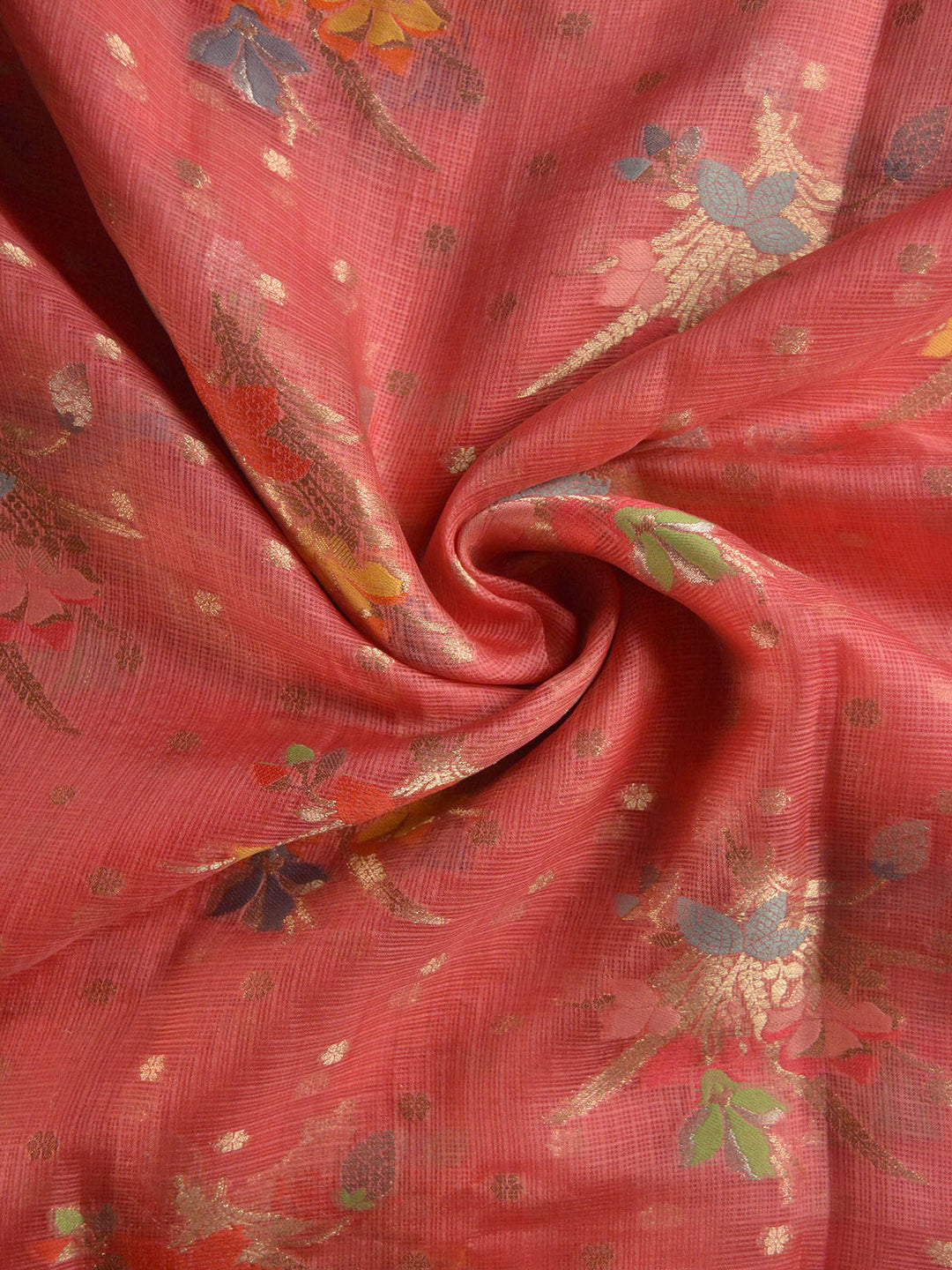 Light Pink Katan Kota Silk Banarasi Saree SA104PNK_4