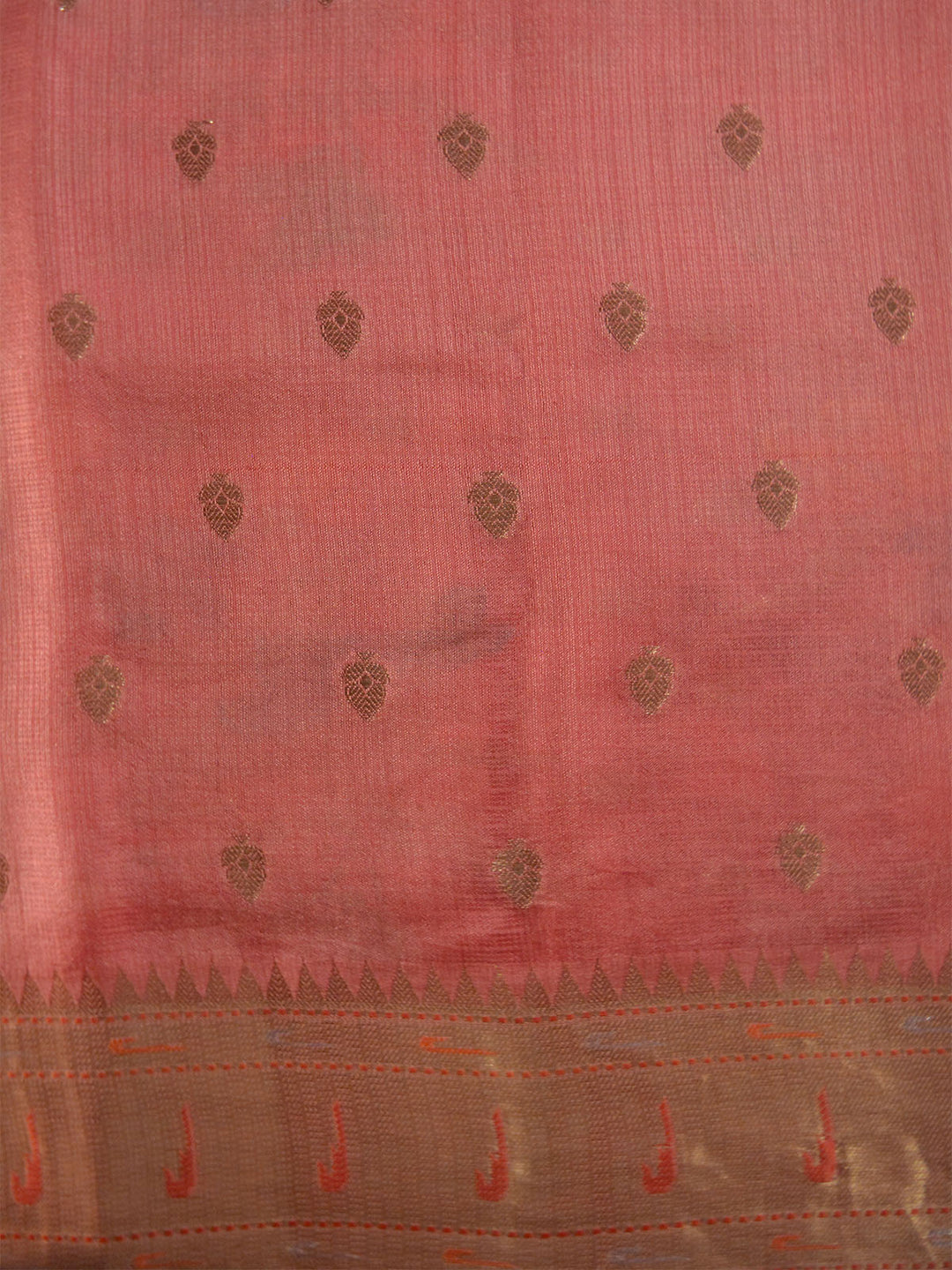 Light Pink Katan Kota Silk Banarasi Saree SA104PNK_5