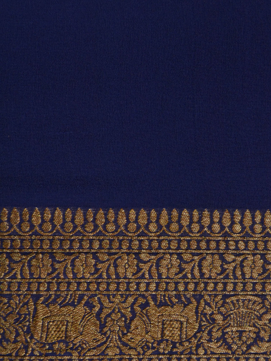 Royal Blue Khaddi Georgette Silk Banarasi Saree SA203BLU_5