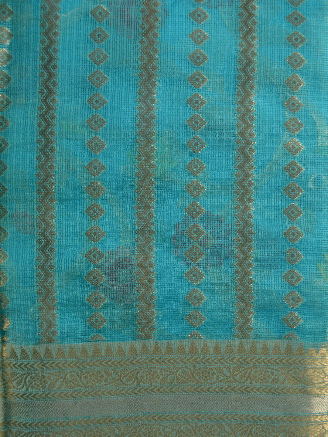 Firozi Kota Silk Banarasi Saree SA232FIR_5