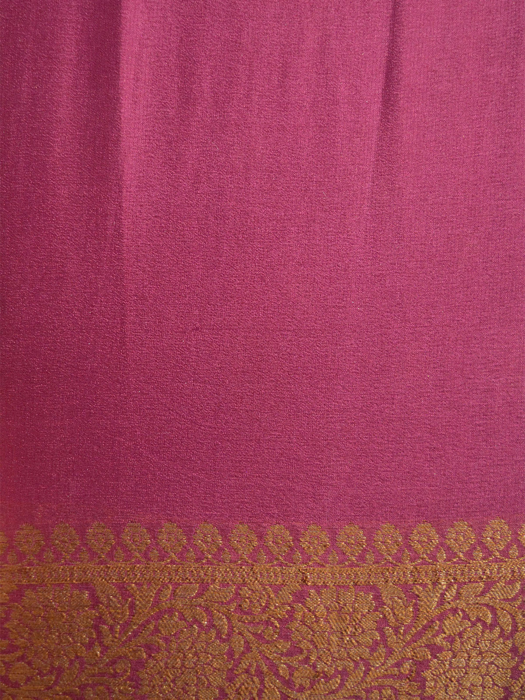 Wine Khaddi Chiffon Silk Banarasi Saree SA279PUR_5