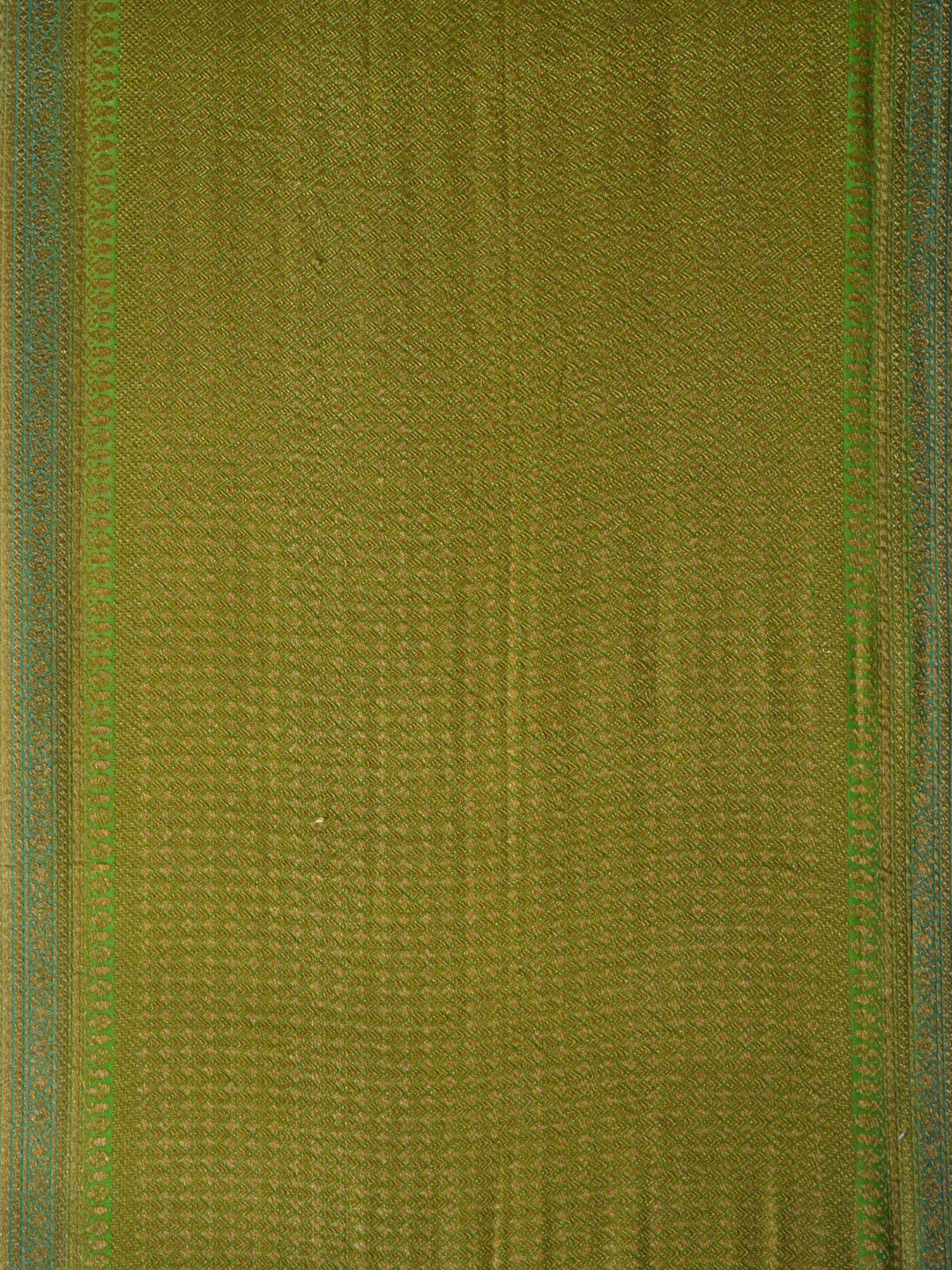 Green Khaddi Georgette Silk Banarasi Saree SA286GRN_3