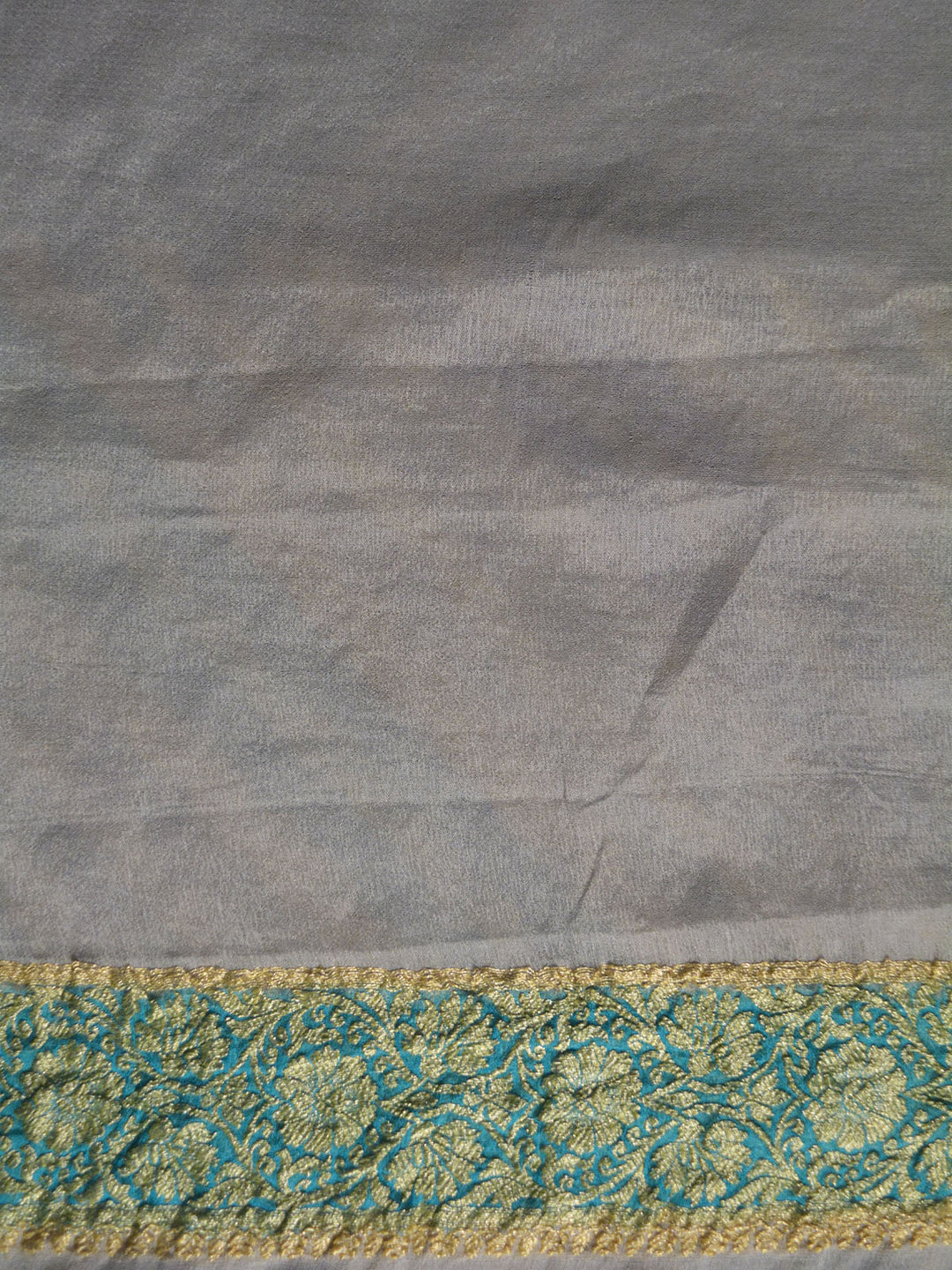 Light Blue Khaddi Georgette Silk Banarasi Saree SA291BLU_5