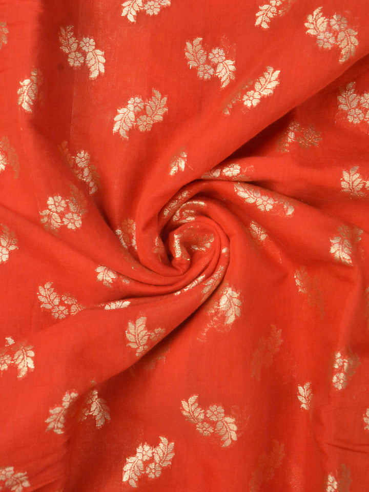 Red Mulmul Banarasi Saree