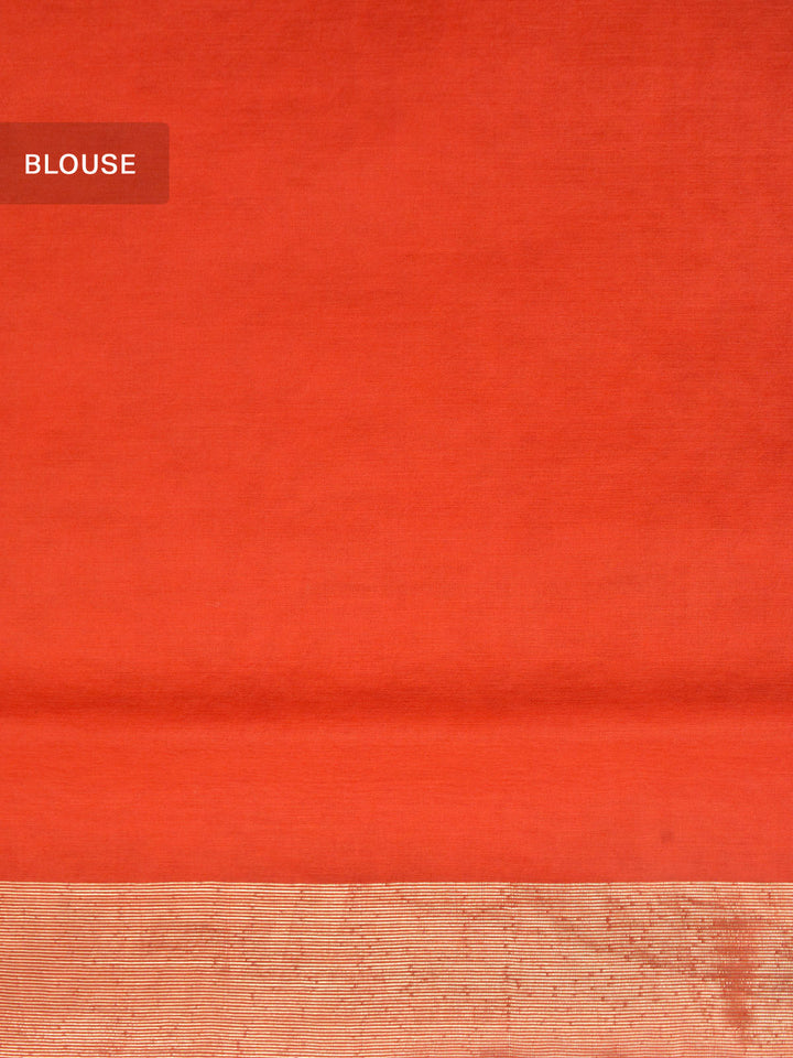 Red Mulmul Banarasi Saree