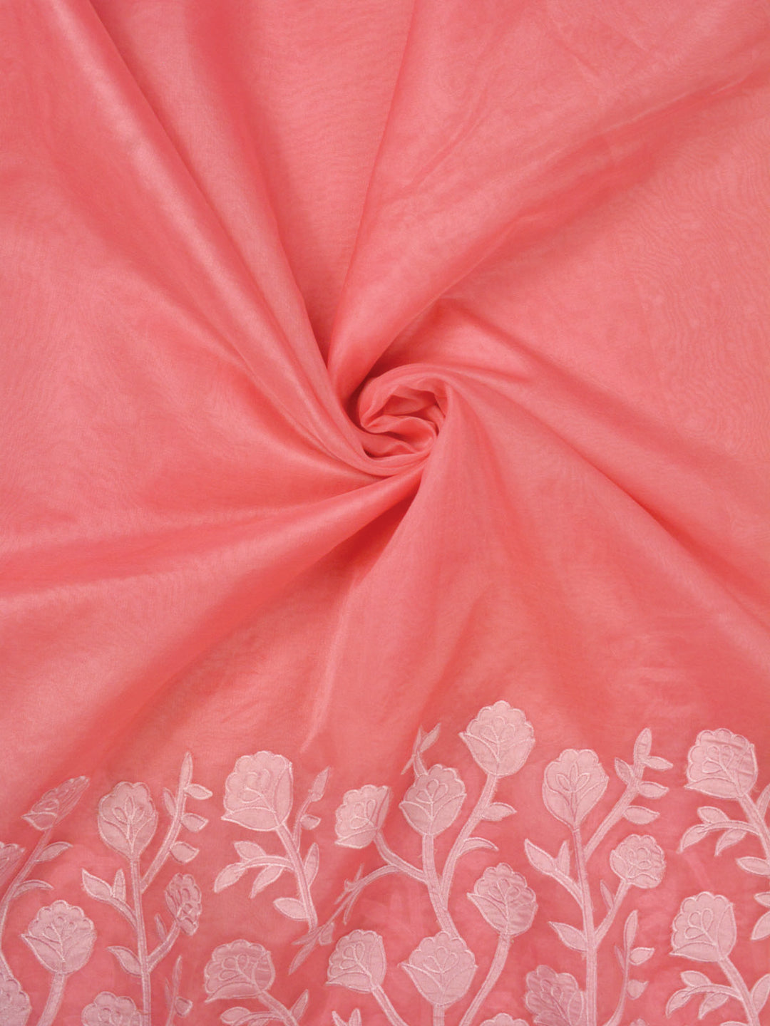 Pink Organza Banarasi Saree_3